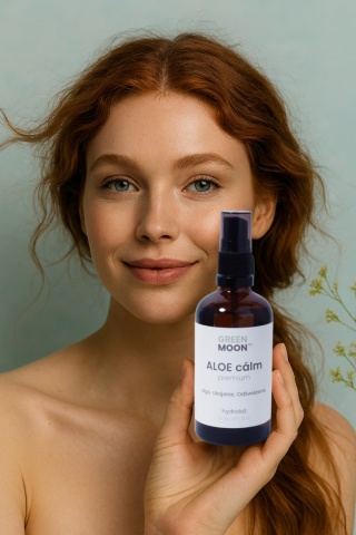 ALOE cálm premium – Kojąca mgiełka z aloesem do twarzy i ciała | GREEN MOON™