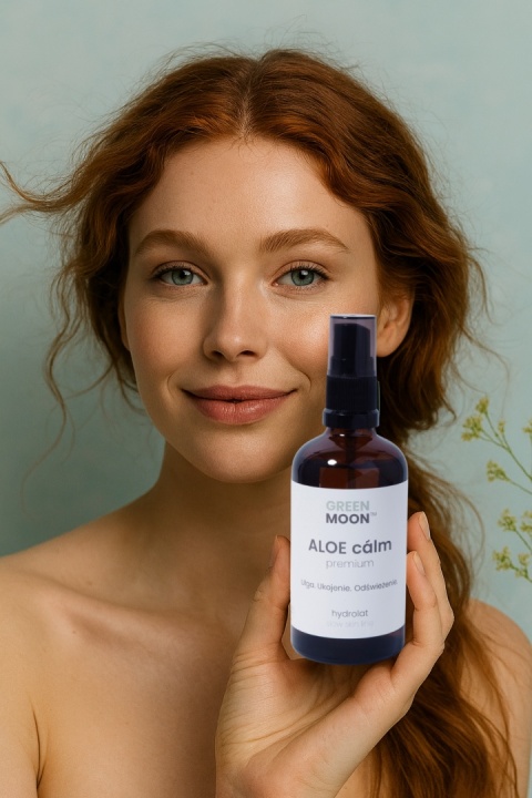 ALOE cálm premium – Kojąca mgiełka z aloesem do twarzy i ciała | GREEN MOON™