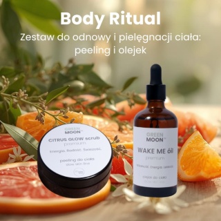 Body Ritual – Zestaw do odnowy i pielęgnacji ciała: peeling i olejek