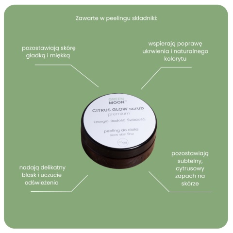 CITRUS GLOW premium scrub - energizing body scrub with the scent of grapefruit
