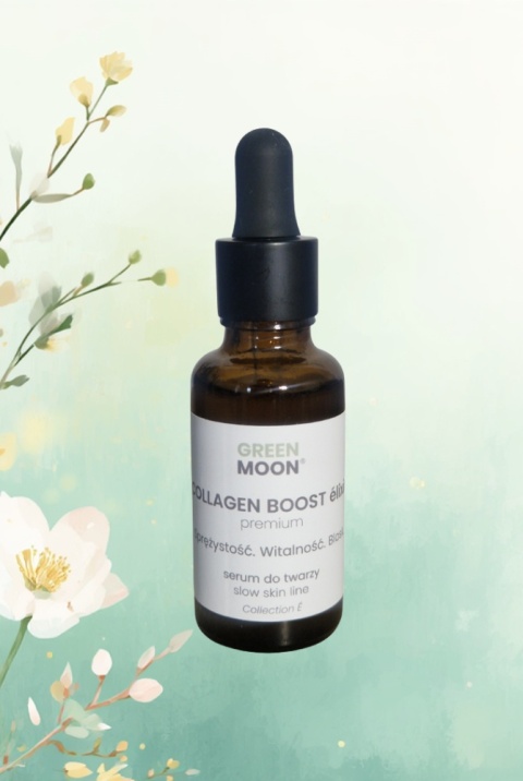 COLLAGEN BOOST élixir premium – serum do twarzy z kolagenem roślinnym i witaminą C