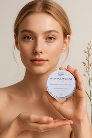 FRESH OCEAN crème premium – 100% wegański dezodorant w kremie dla kobiet i mężczyzn | GREEN MOON™
