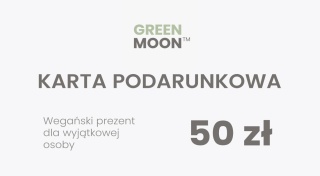 Karta podarunkowa GREEN MOON™ 50 zł
