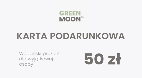 Karta podarunkowa GREEN MOON™ 50 zł