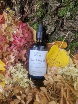 WAKE ME óil premium – energetyzujący olejek do ciała | GREEN MOON™