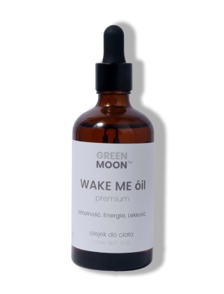 WAKE ME óil premium – energetyzujący olejek do ciała | GREEN MOON™