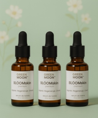Zestaw 3 serum BLOOMskin GREEN MOON™ – regeneracja i ochrona skóry