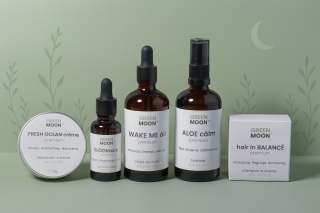 Set of 5 natural GREEN MOON™ cosmetics