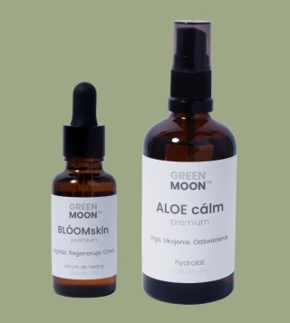 Facial set: aloe hydrolate and oil serum