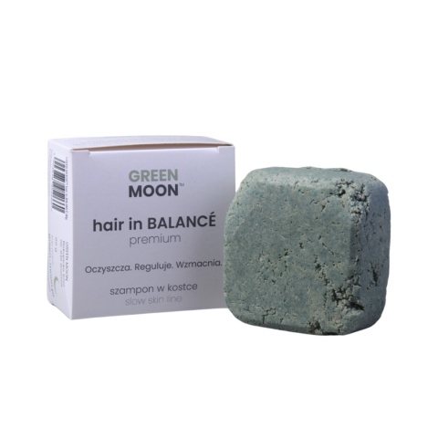 hair in BALANCÉ premium – 100% wegański szampon w kostce z zieloną herbatą | GREEN MOON™