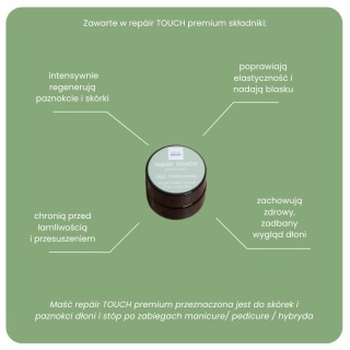 repáir TOUCH premium - maść do paznokci | po hybrydach