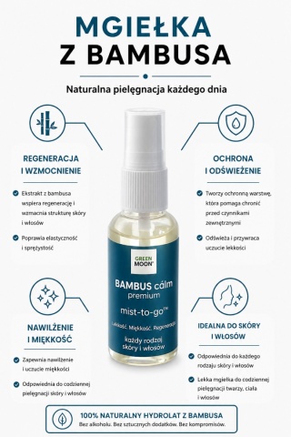 Mgiełka do skóry i włosów – BAMBUS cálm premium 30 ml