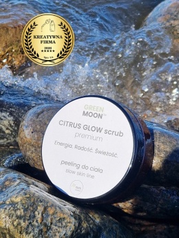 CITRUS GLOW premium scrub - energizing body scrub with the scent of grapefruit
