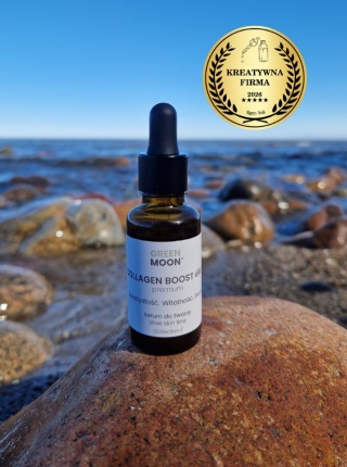 COLLAGEN BOOST élixir premium – serum do twarzy z kolagenem roślinnym i witaminą C