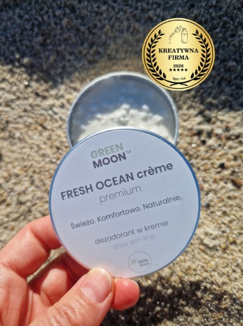 FRESH OCEAN crème premium – 100% vegan cream deodorant for women and men | GREEN MOON™
