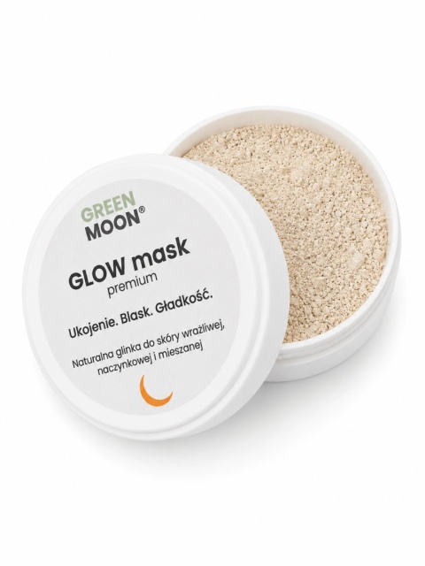 green moon glinka morelowa maska skóra wrażliwa, naczynkowa i mieszana proszek