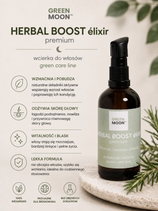 Wcierka do włosów – HERBAL BOOST élixir premium 100 ml