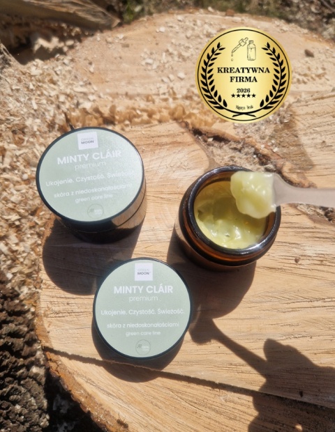 GREEN MOON® MINTY CLÁIR premium – maść pielęgnacyjna do skóry z trądzikiem