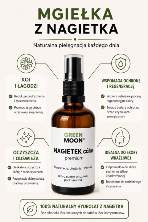 NAGIETEK cálm premium - mgiełka z nagietka - skóra sucha, wrażliwa, podrażniona