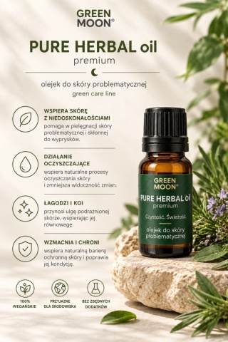 Olejek do skóry stóp i paznokci – PURE HERBAL óil premium 10 ml