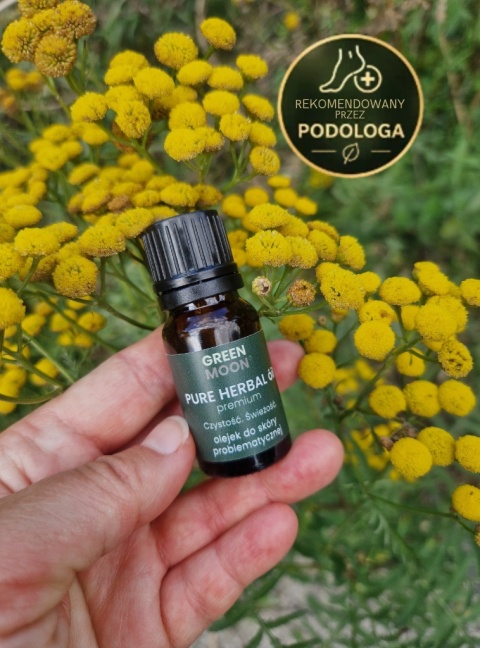 GREEN MOON® PURE HERBAL óil premium – olejek do pielęgnacji skóry z problemami i niedoskonałościami
