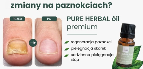 PURE HERBAL premium oil - nourishing herbal oil for problematic foot skin
