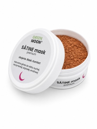 Glinka do skóry suchej, wrażliwej, naczynkowej i dojrzałej – SÁTINE mask premium 50 ml