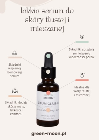 SEBUM CLÁIR óil premium – cera tłusta i mieszana