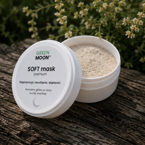 Glinka do skóry suchej i wrażliwej – SOFT mask premium 50 ml
