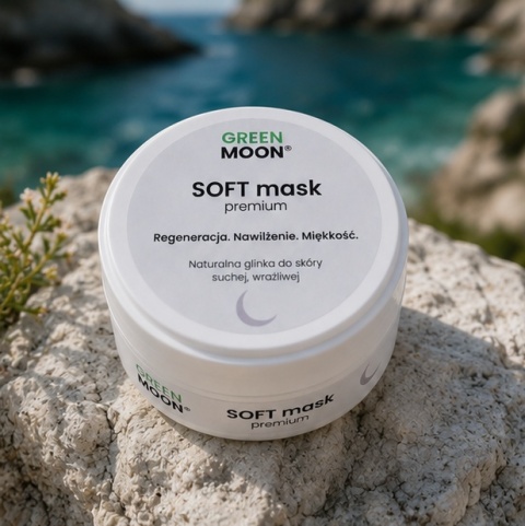 Glinka do skóry suchej i wrażliwej – SOFT mask premium 50 ml