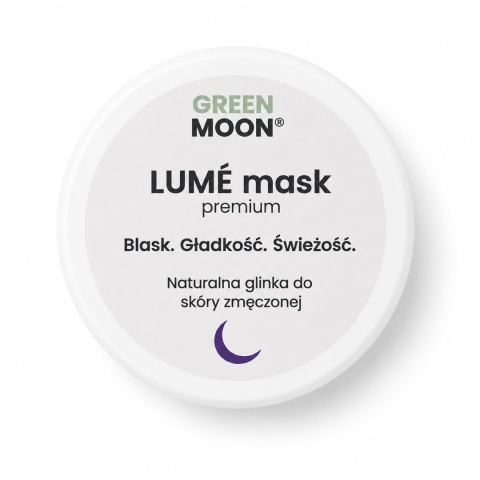 Fioletowa glinka do skóry zmęczonej, dojrzałej i pozbawionej blasku – LUMÉ mask premium 50 ml
