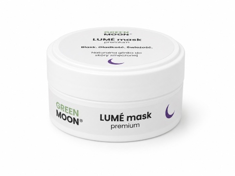 Fioletowa glinka do skóry zmęczonej, dojrzałej i pozbawionej blasku – LUMÉ mask premium 50 ml