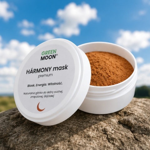Glinka-maska do skóry suchej, zmęczonej i dojrzałej – HÁRMONY mask premium 50 ml
