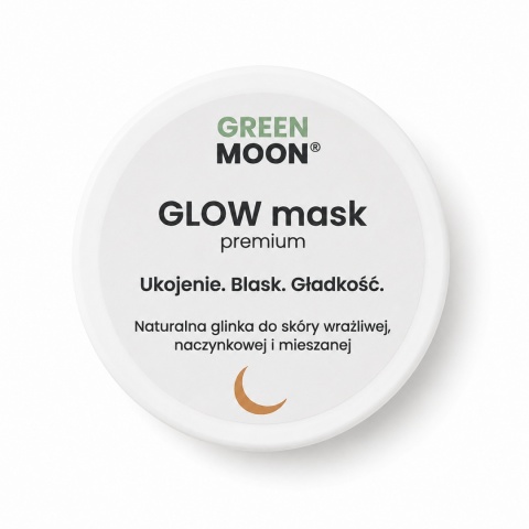 Glinka-maska morelowa do skóry wrażliwej, naczynkowej i zmęczonej – GLOW MASK premium 50 ml