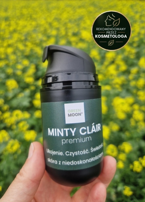 GREEN MOON® MINTY CLÁIR premium – maść pielęgnacyjna do skóry z trądzikiem
