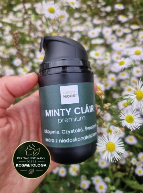 GREEN MOON® MINTY CLÁIR premium – maść pielęgnacyjna do skóry z trądzikiem