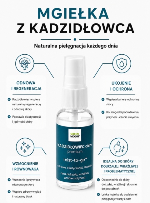 KADZIDŁOWIEC cálm premium mist-to-go – regenerująca mgiełka do twarzy, ciała i włosów