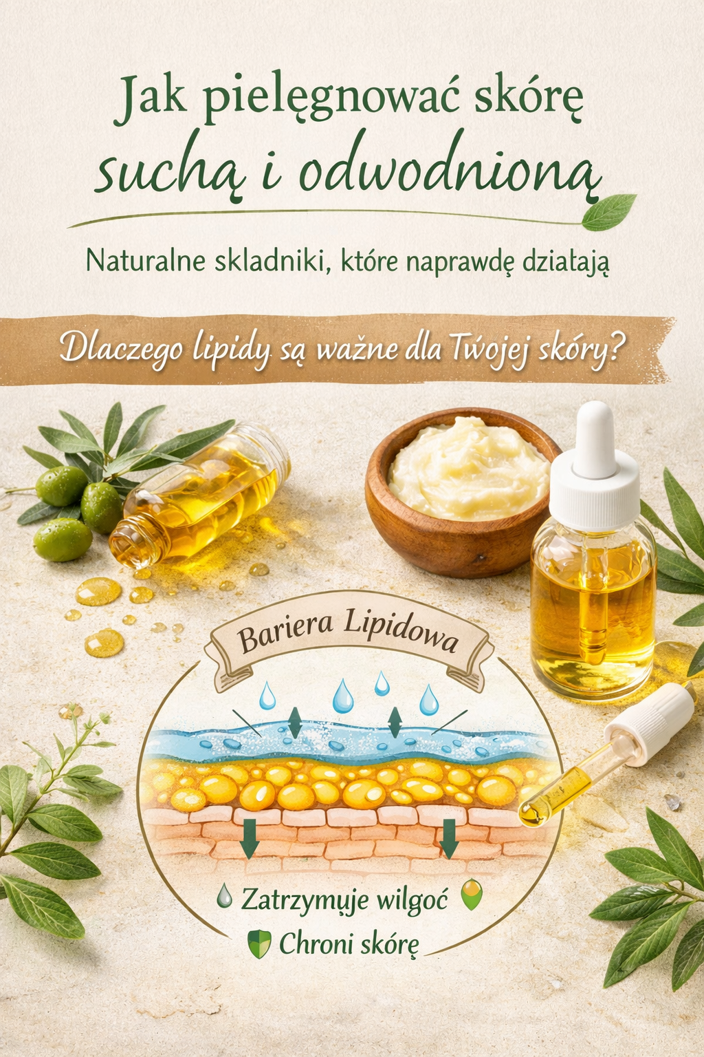 Jak pielęgnować skórę suchą i odwodnioną – naturalne składniki, które naprawdę działają 🌿