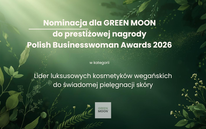 GREEN MOON™ nominowana do Polish Businesswomen Awards 2026 – prestiżowe wyróżnienie dla marki kosmetyków wegańskich