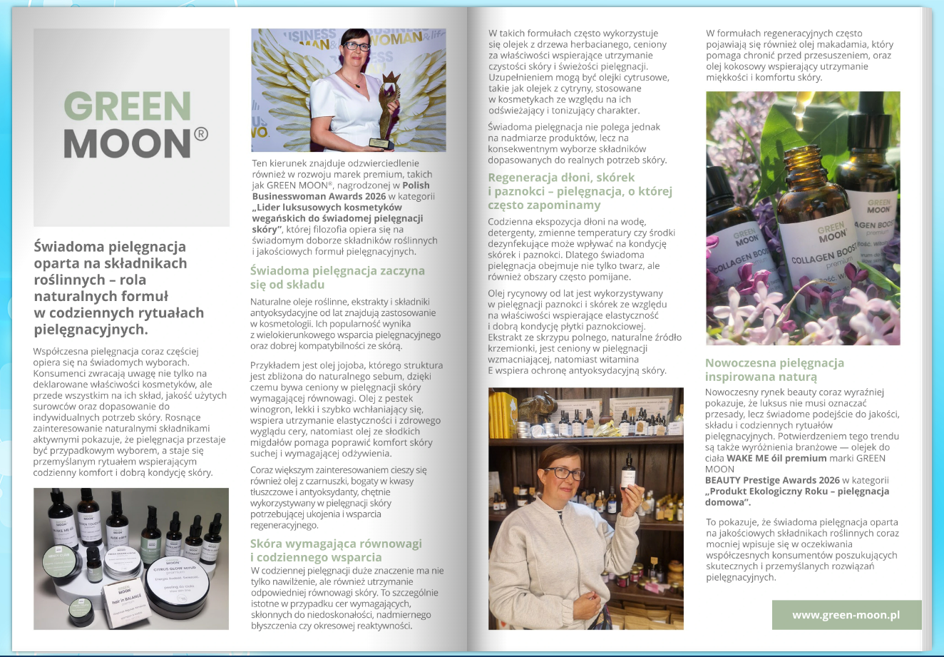 GREEN MOON® w Magazynie Medycznym – kolejna publikacja o świadomej pielęgnacji! 💚📰